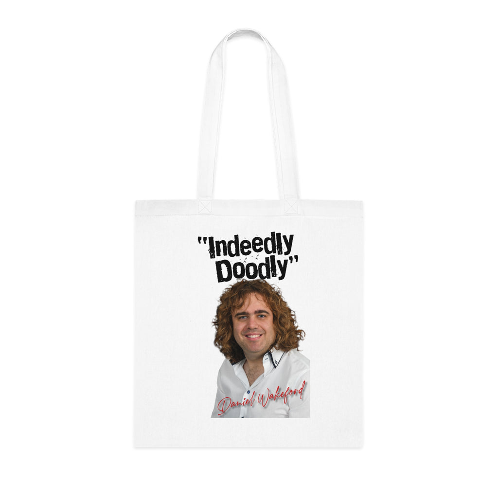 “Indeedly Doodly” Cotton Tote Bag