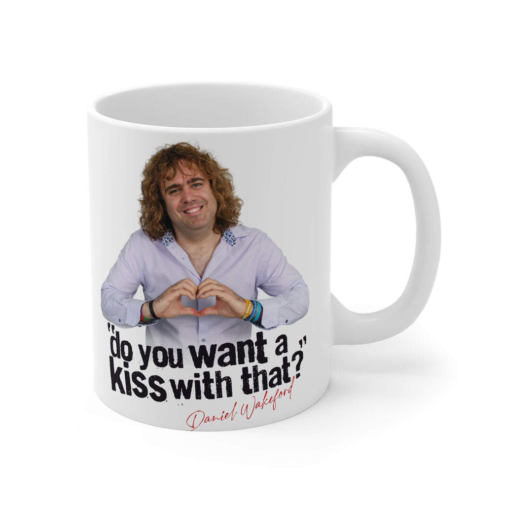 “Do you want a kiss with that?” Mug